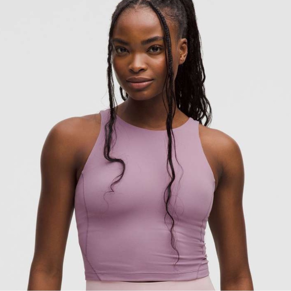 NWT Lululemon Align High-Neck Tank. Size 2 C/D Cup. Lavender Lux